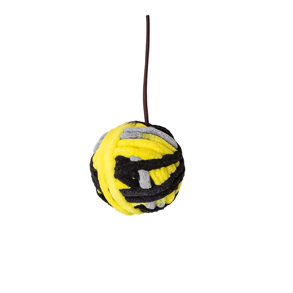 Juguete cana para gato madera y estambre JG-001 Peanuts