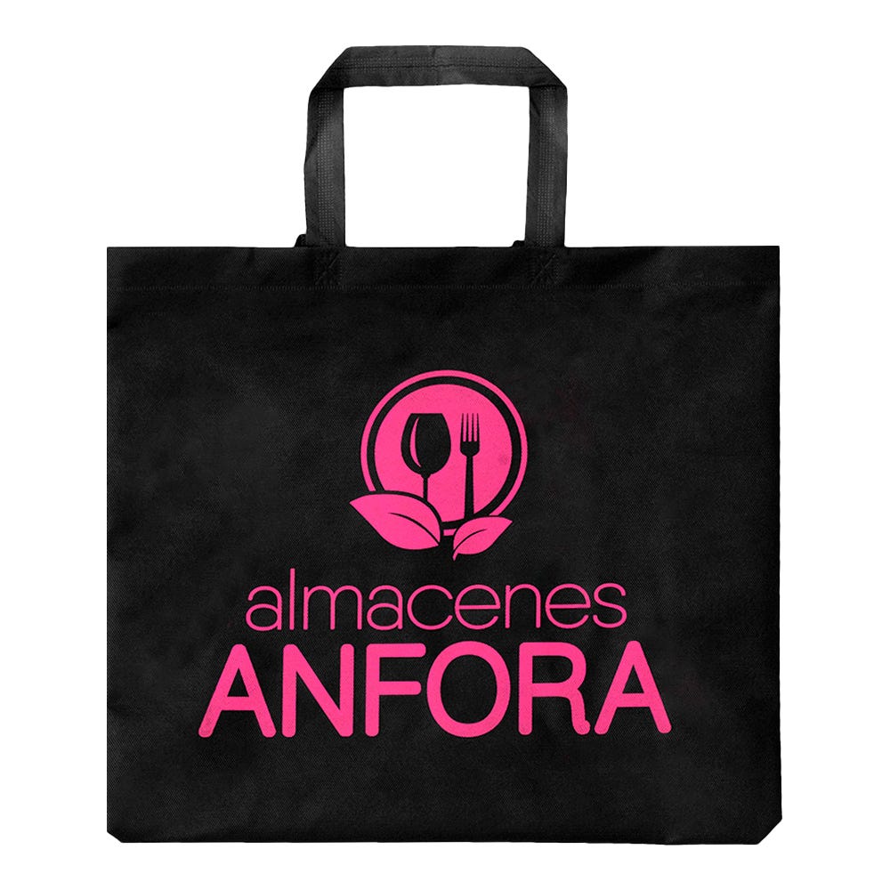 Bolsa ecológica 50 x 42 x 15.5 cm negra Bolsa REU50N Ecoattro
