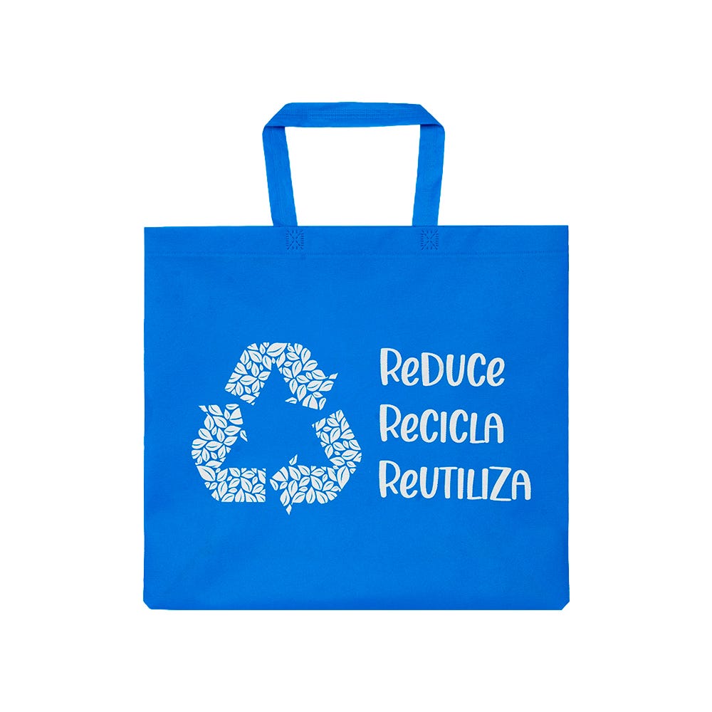 Bolsa ecológica 35 x 34 x 17.3 azul Bolsa REU35A Ecoattro – vista 2