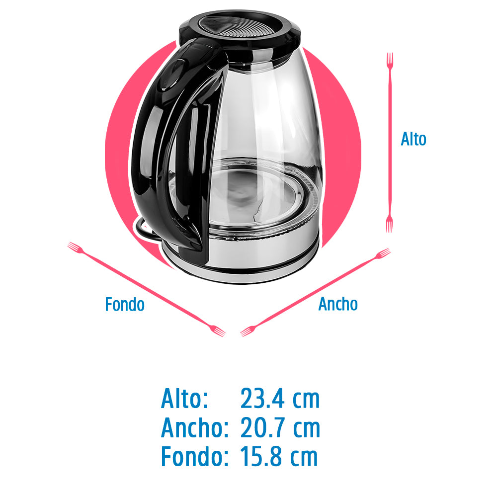 Hervidor de vidrio templado 2.000 litros Kessel glas Neuhaus