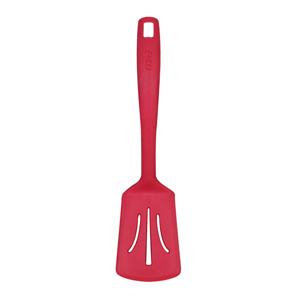 Volteador ranurado rojo curvo 33 cm Ekco