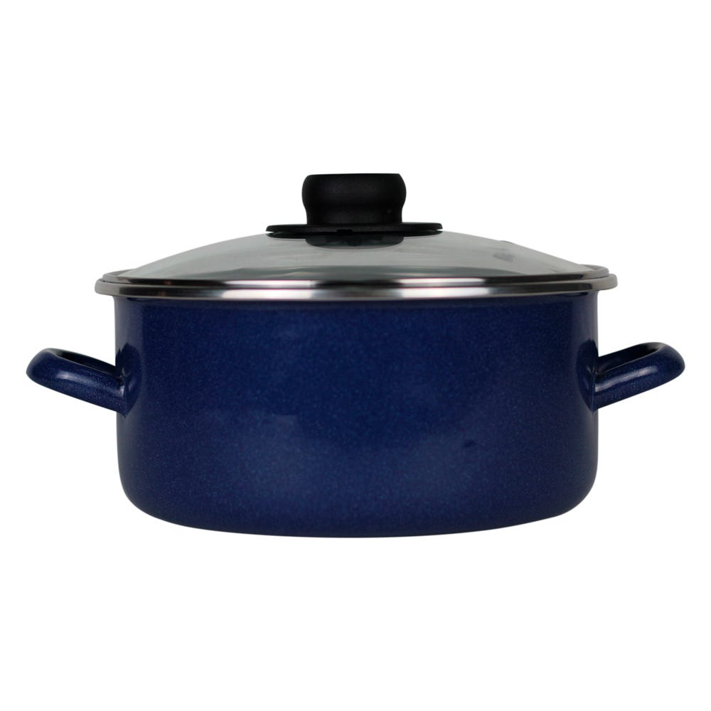 Cacerola 20 cm azul peltre Duracero Vasconia