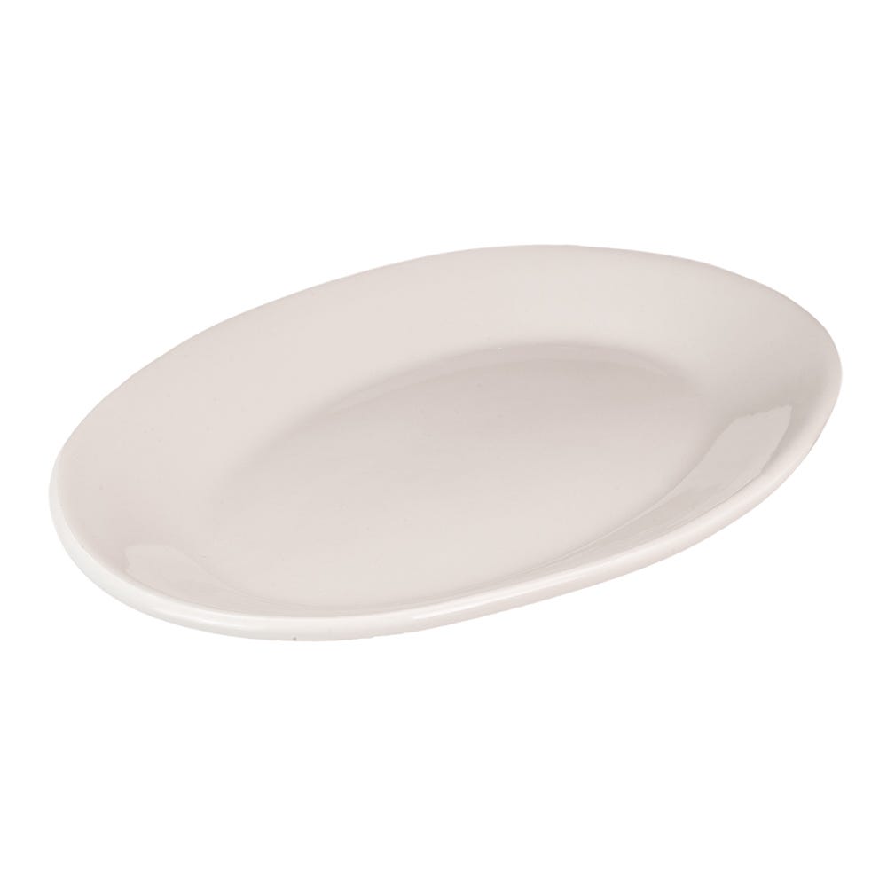 Platón de cerámica oval hondo 24 cm 8PTH2411BLCO5 Anfora