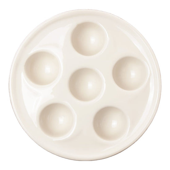 Plato de porcelana 17 cm Caracoles Ánfora