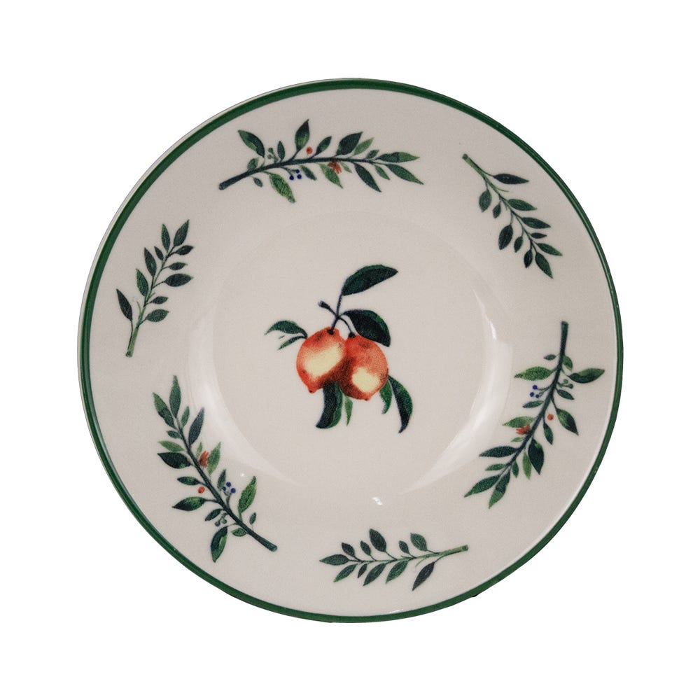 Vajilla de cerámica decorada 12 piezas Fresco 1VAJ1220PFRE3 Ánfora