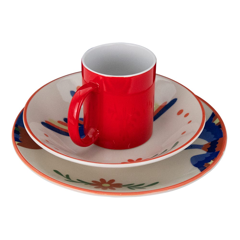 Vajilla de cerámica decorada 12 piezas Cariba 1VAJ122024363 Ánfora – vista 5