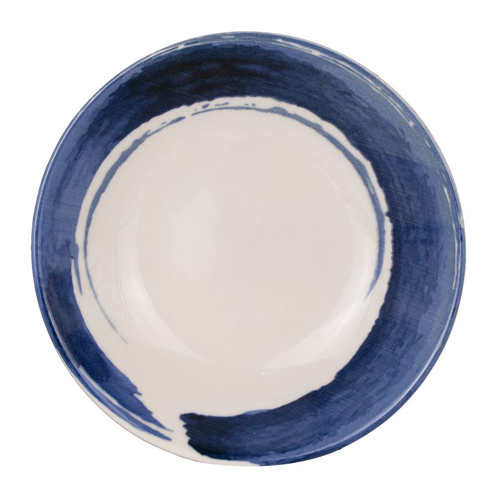 Vajilla de cerámica decorada 12 piezas Blue Wabe 1VAJ1220PBWA3 Ánfora