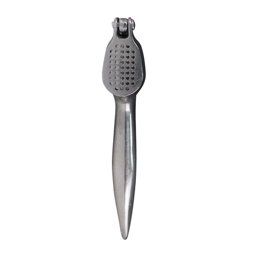 Prensa ajos de aluminio 16 cm