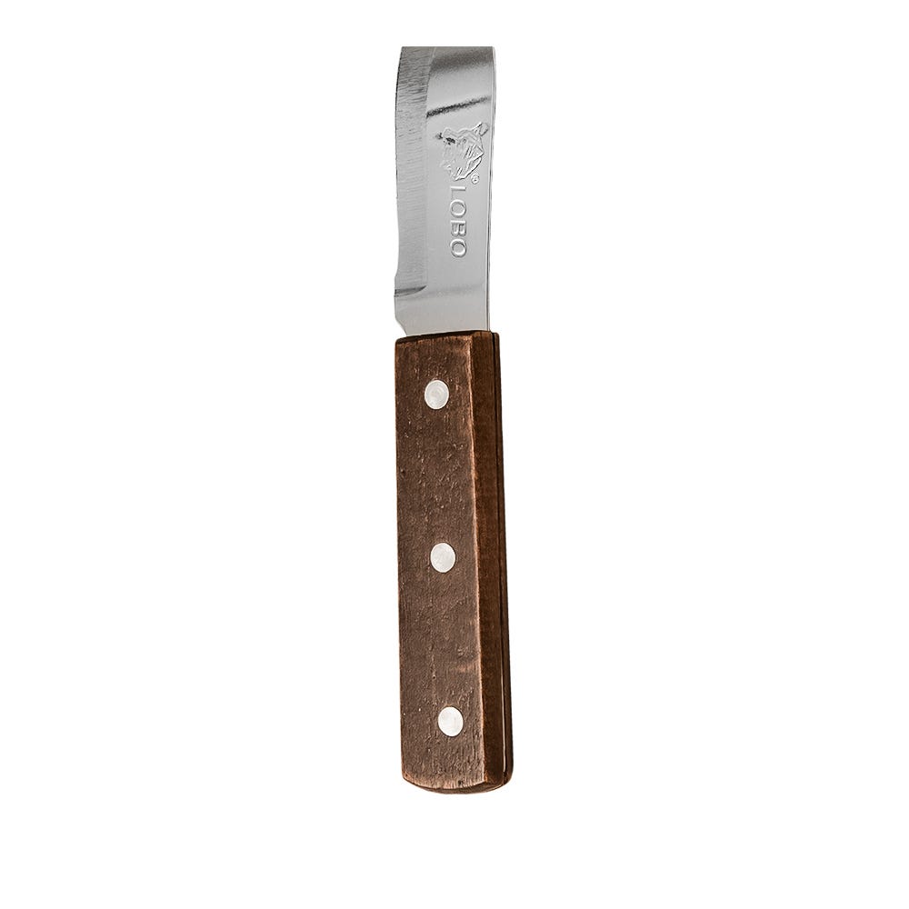 Cuchillo de cocina de acero inoxidable 20.9 cm mango madera L-251-04 Lobo