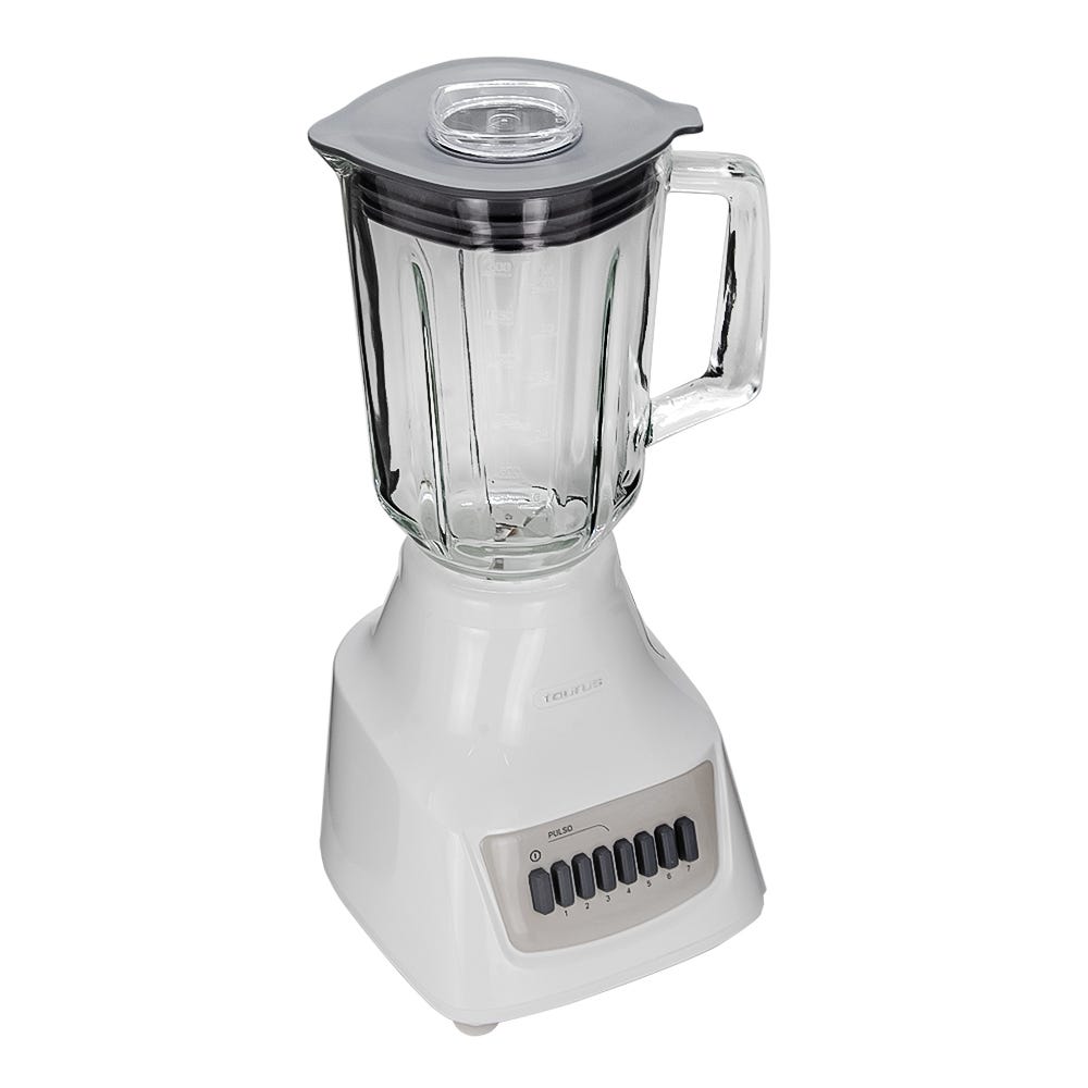 Licuadora vaso de vidrio 7 velocidades Magnifique blanca Taurus – vista 4