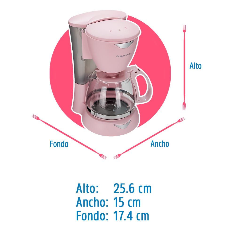 Cafetera C6T Ribbon C6T-RIBBON Taurus – vista 6
