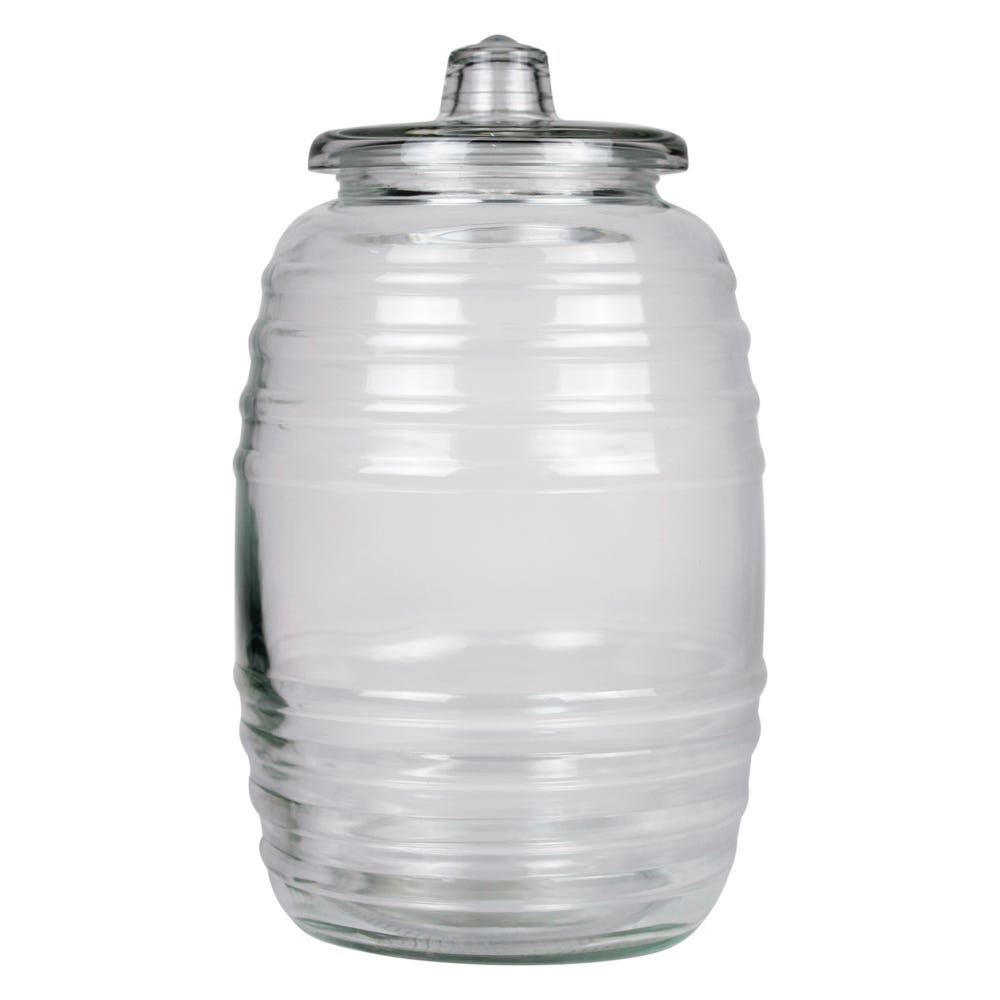 Barril de vidrio con tapa 10 L Lunita