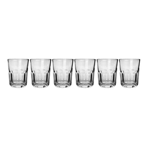 Juego de vasos rocas 6 piezas Boston Crisa