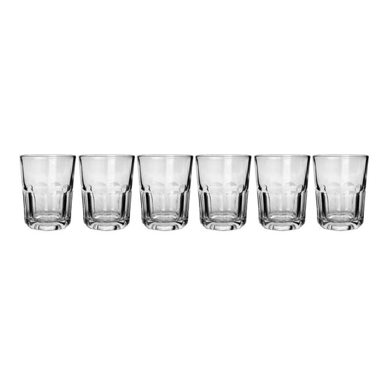 Juego de vasos rocas 6 piezas Boston Crisa