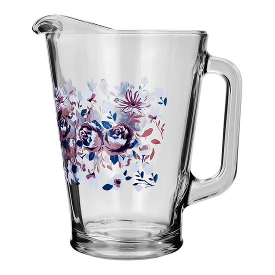 Juego de agua de vidrio 5 piezas flores tita 8639 Crisa – vista 3