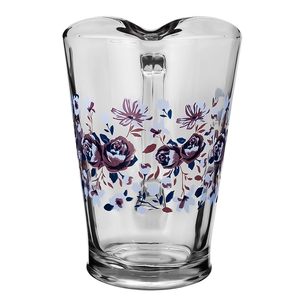 Juego de agua de vidrio 5 piezas flores tita 8639 Crisa – vista 5