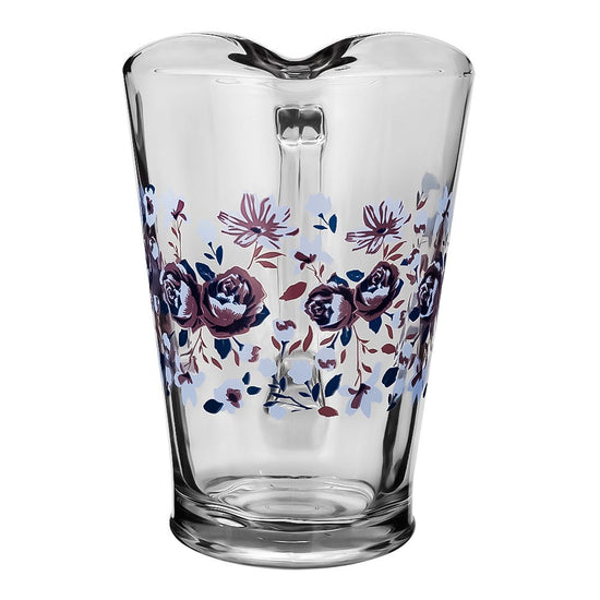 Juego de agua de vidrio 5 piezas flores tita 8639 Crisa – vista 5