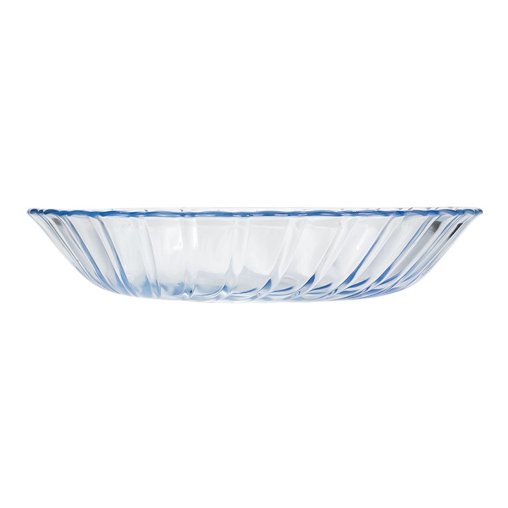 Plato hondo Misty Blue Crisa