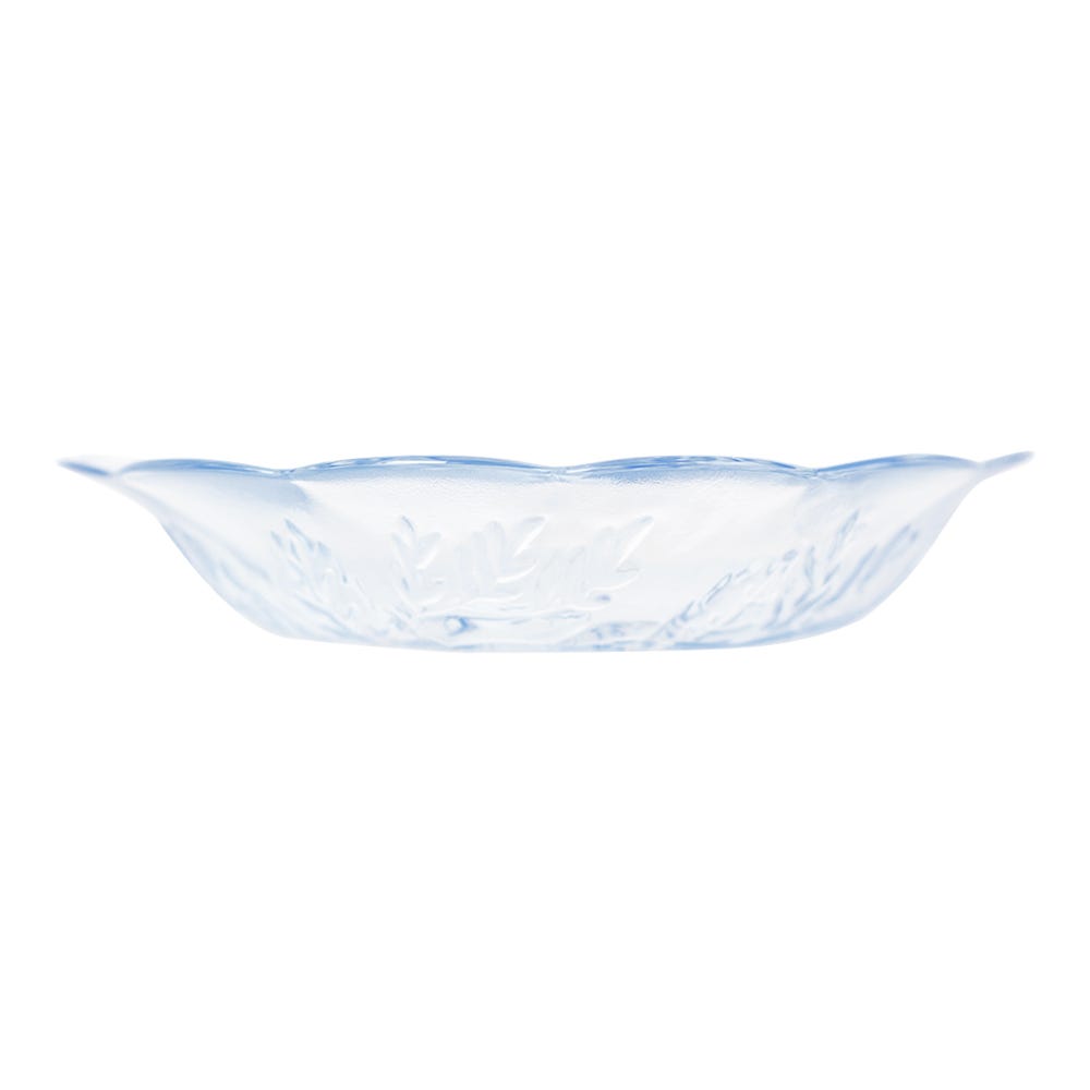 Plato hondo rosas misty blue 19.7 cm Crisa