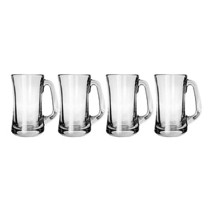 Juego de tarros de vidrio 4 piezas 400 ml Scandinavia 1677 Crisa