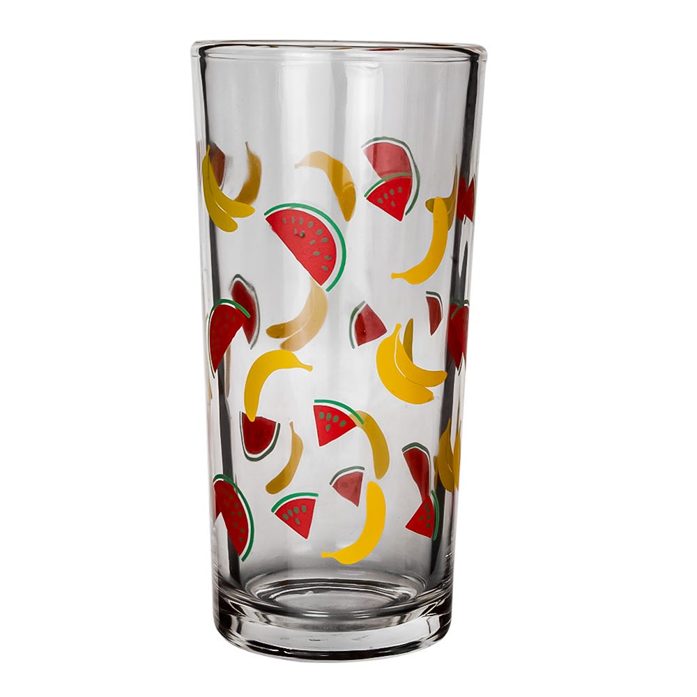 Juego de agua de vidrio 5 piezas plátanos y sandias 8639 Libbey