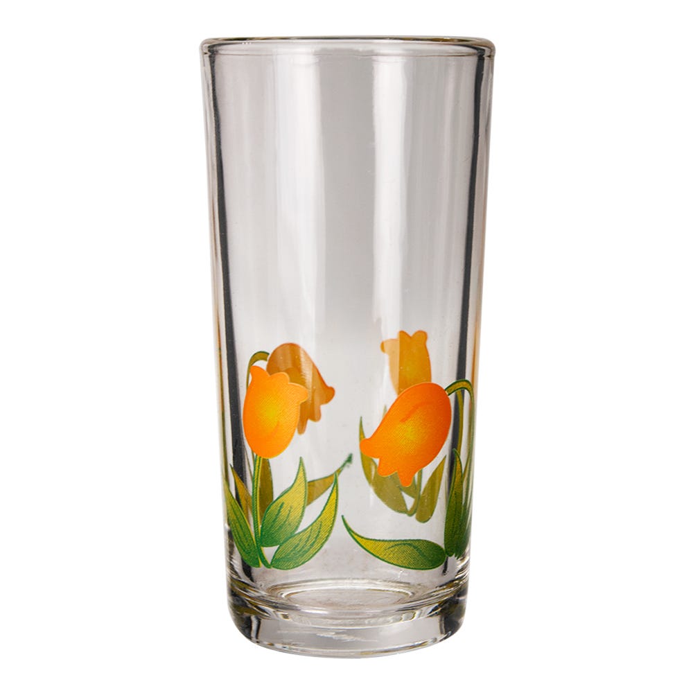Juego de agua de vidrio 5 piezas Tulipanes 8369 Crisa