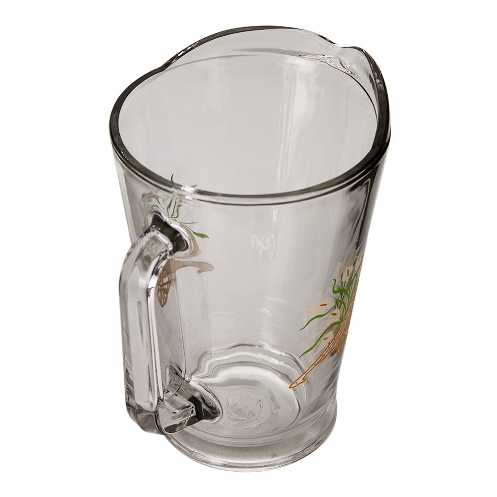 Juego de agua de vidrio 5 piezas Canasta alcatraz 8639 Crisa