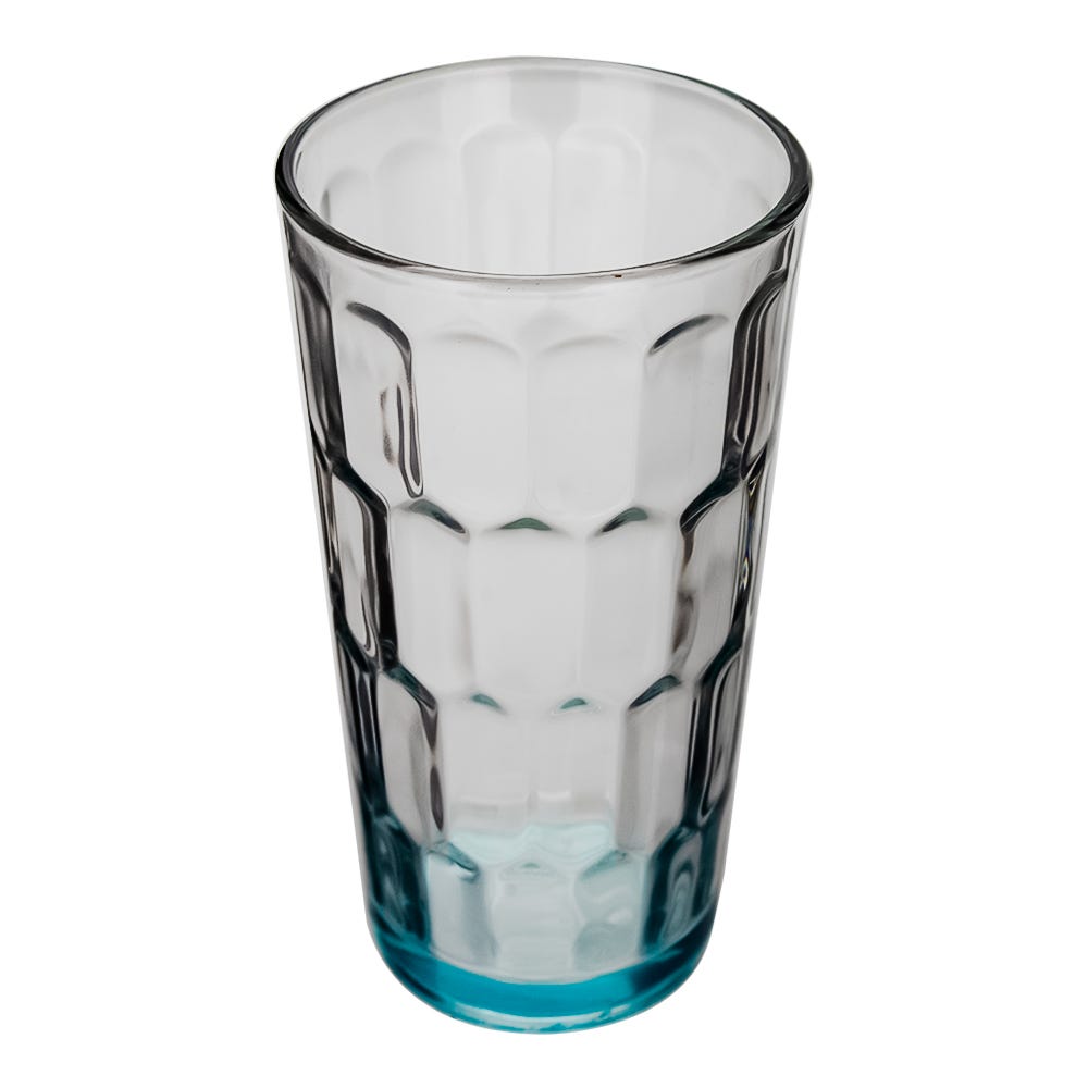 Juego de 6 vasos de vidrio 250 ml Iglu atom azul 0150 Crisa – vista 4