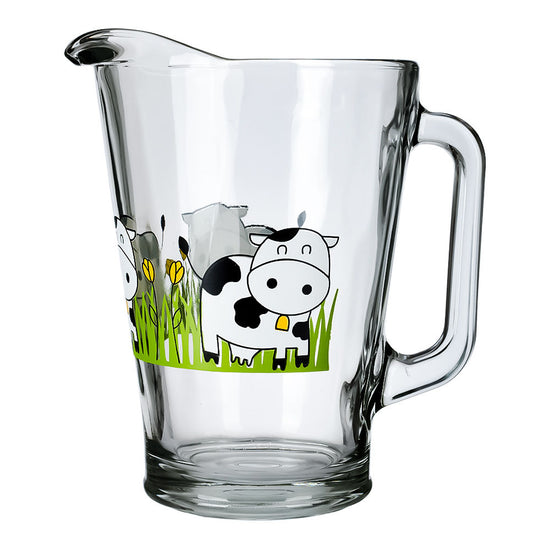 Juego de agua 7 piezas de vidrio Vacas Pasto C431 Crisa – vista 2