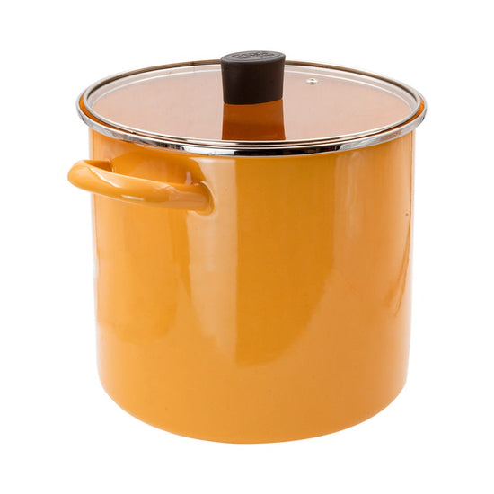 Olla de peltre alta 22 cm con tapa de vidrio praktica 321260 Cinsa – vista 3