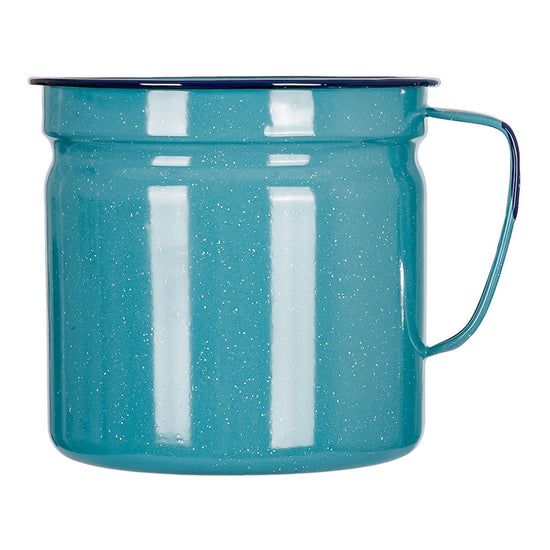 Hervidor de peltre 18.6 cm con tapa azul turquesa 32627 Cinsa