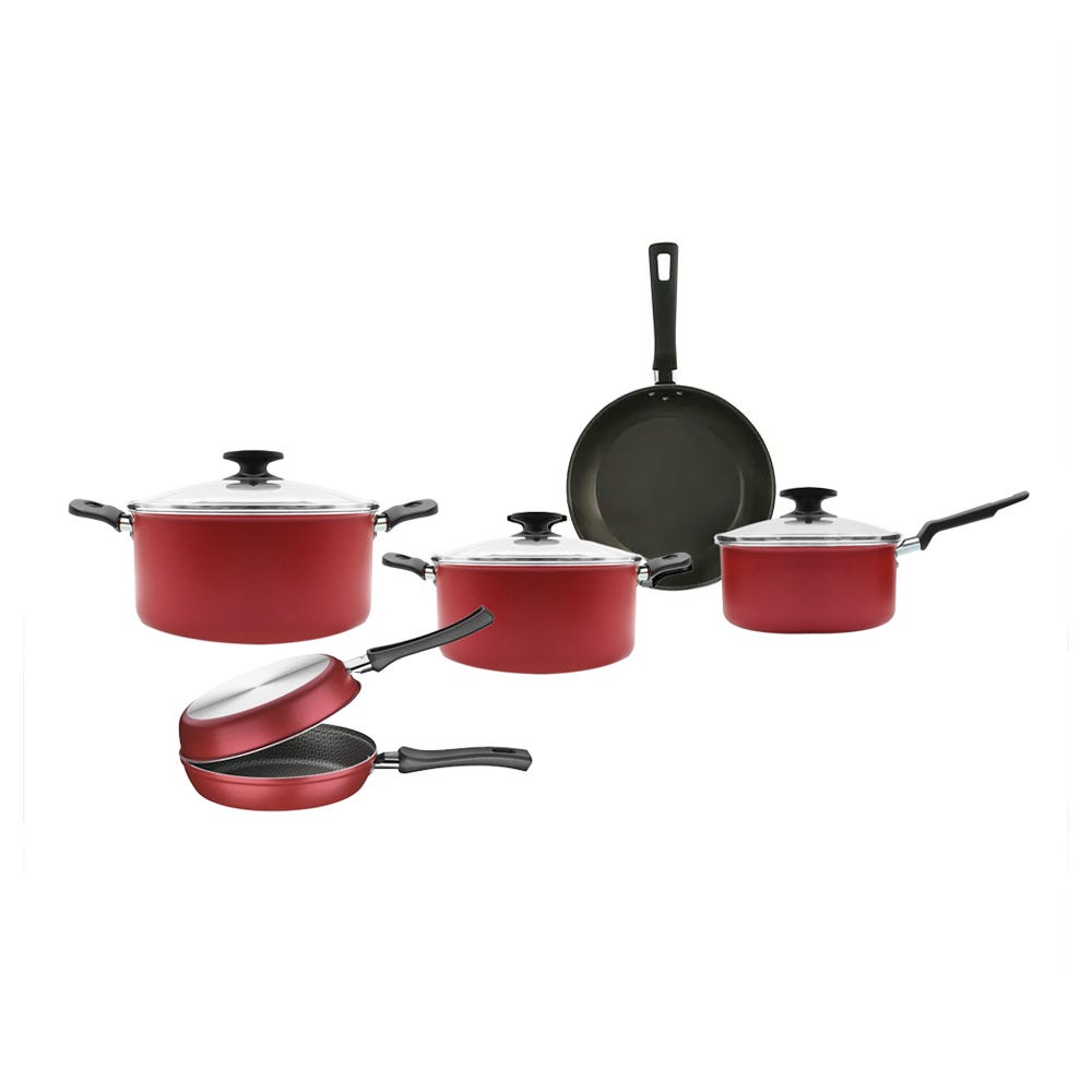 Batería de cocina de aluminio 38 piezas Bremen Tramontina