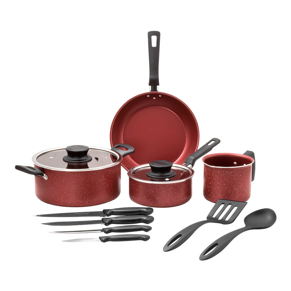 Batería de cocina de aluminio 12 piezas Formia Tramontina