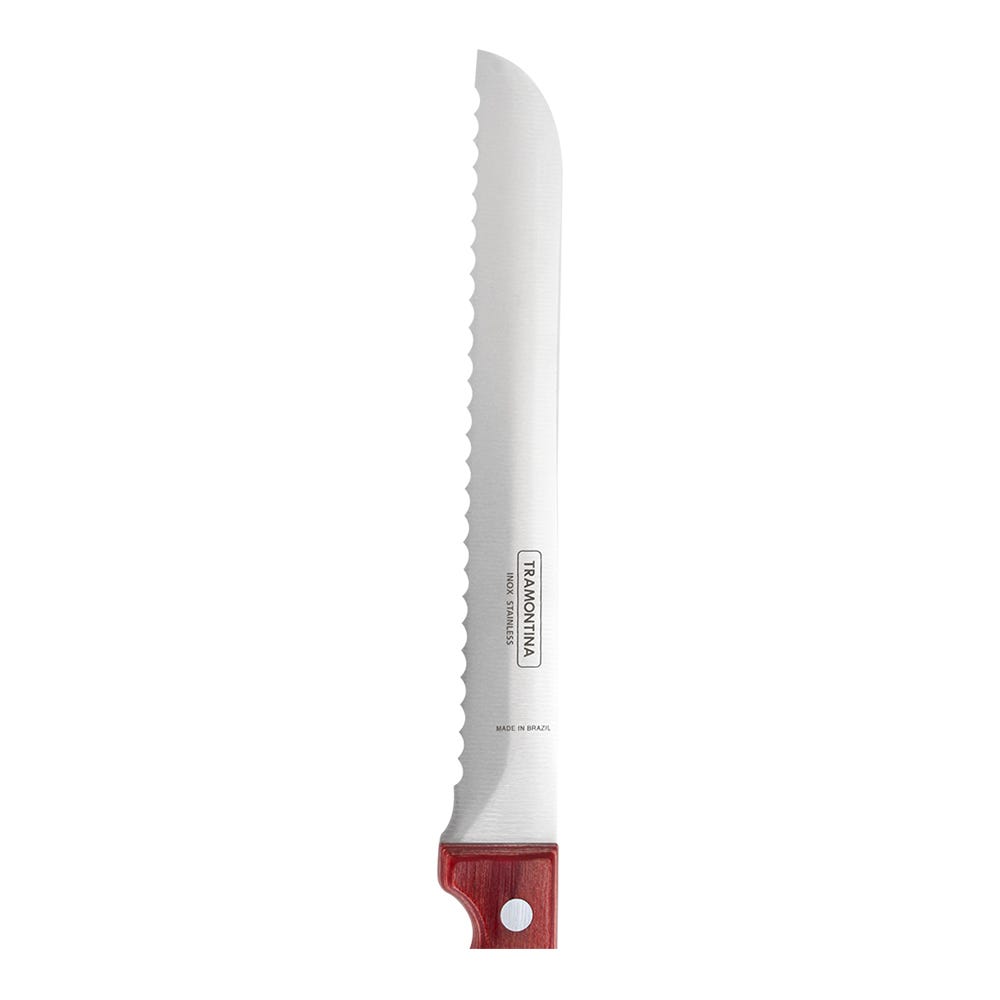 Cuchillo de acero inoxidable para pan 7" Polywood Tramontina