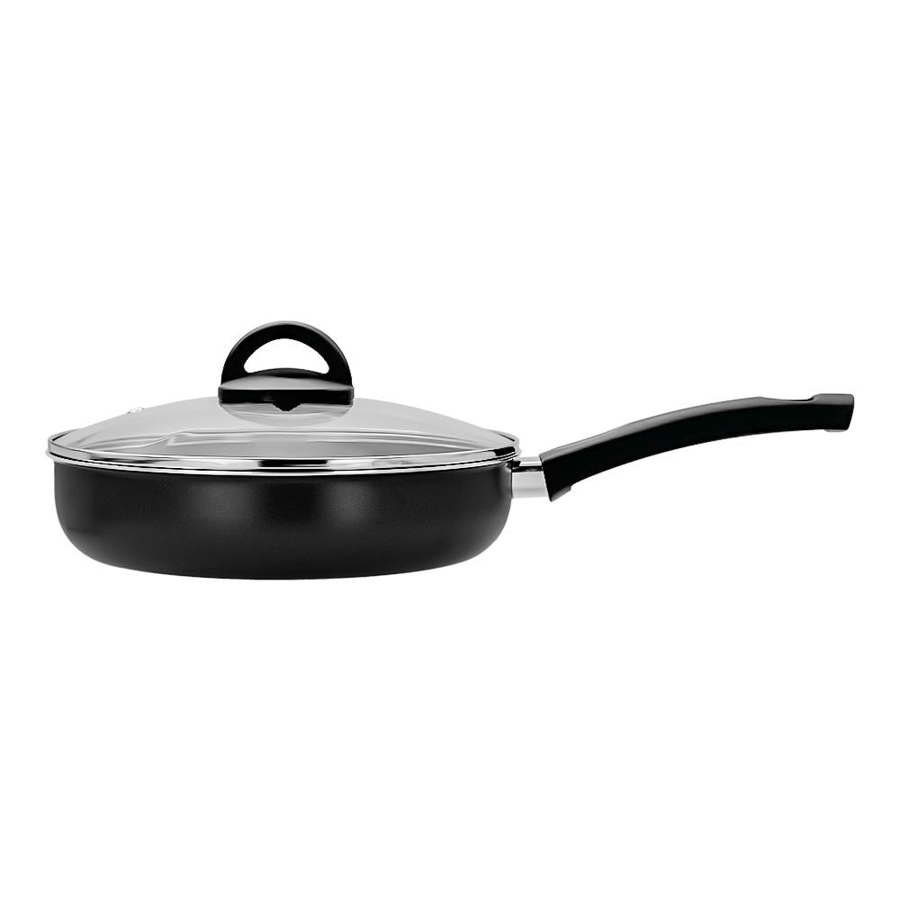 Sartén recto aluminio 25 cm con tapa 82112060 Tramontina