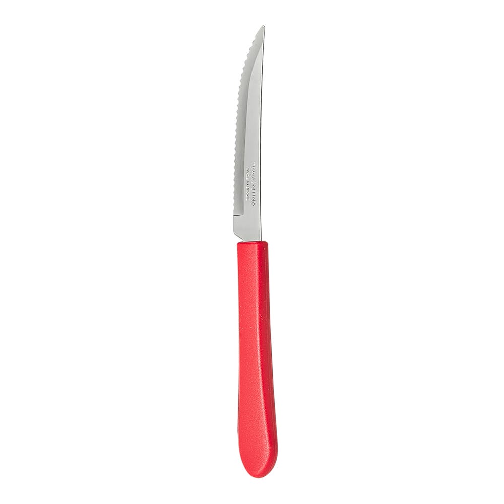 Juego de cubiertos acero inoxidable 16 piezas rojo Leme Tramontina