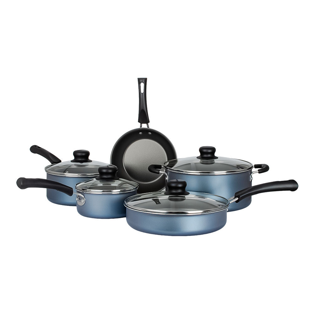 Batería de cocina de aluminio 9 piezas azul 27899226 Tramontina