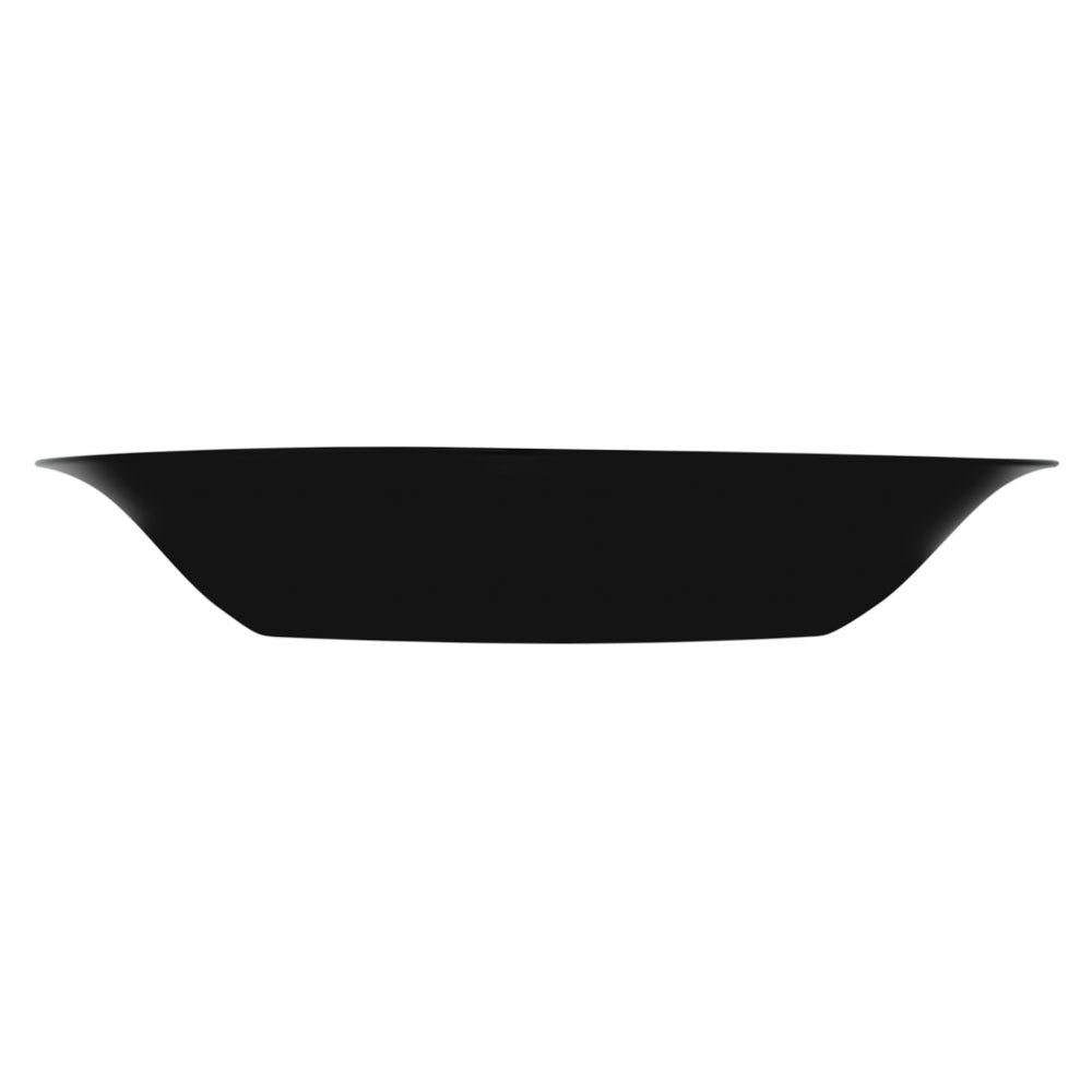 Plato hondo Carine Black 21 cm