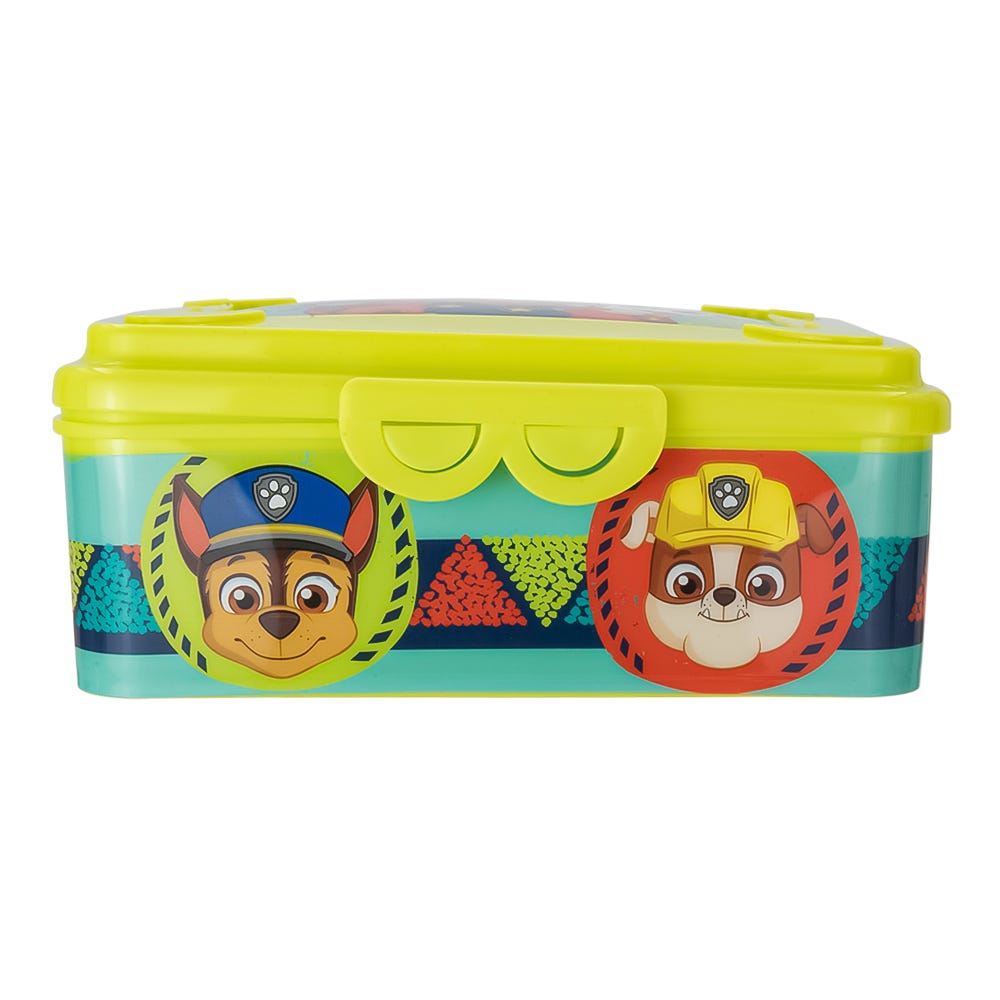 Caja de plástico rectangular Paw patrol 600 ml Nickelodeon 1685-530nRegalos Siglo XXI