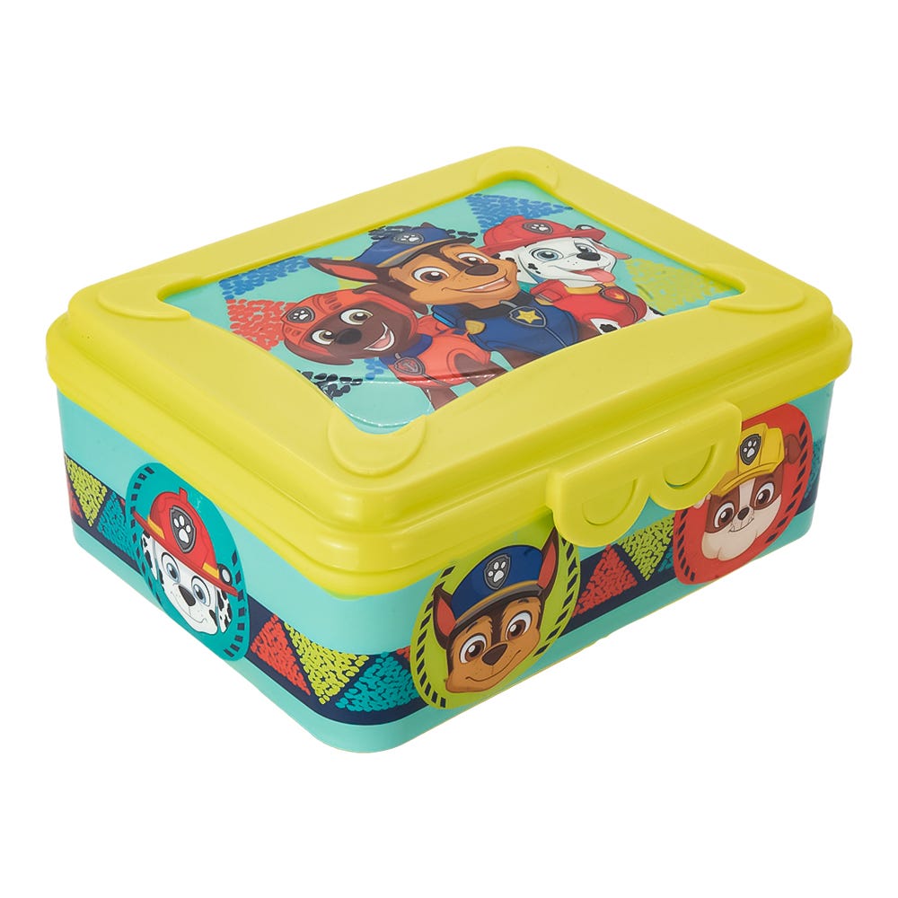 Caja de plástico rectangular Paw patrol 600 ml Nickelodeon 1685-530nRegalos Siglo XXI