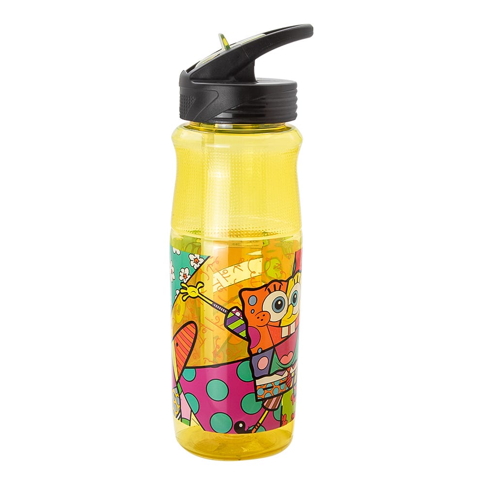 Botella de plástico 800 ml Bob esponja 1659-286 Nickelodeon
