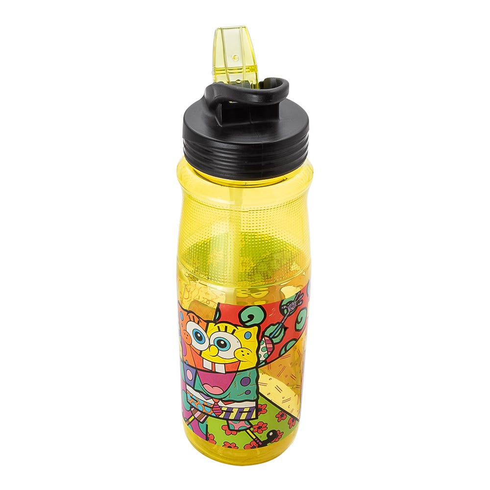 Botella de plástico 800 ml Bob esponja 1659-286 Nickelodeon