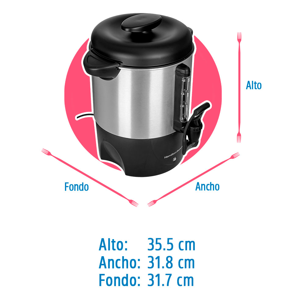 Percoladora 40 tazas 40514G Hamilton Beach