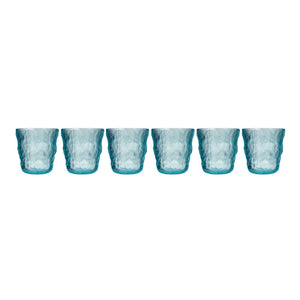 Pack Dale vida a tus bebidas: Juego de 6 vasos con relieve 260 ml Home Sweet Home
