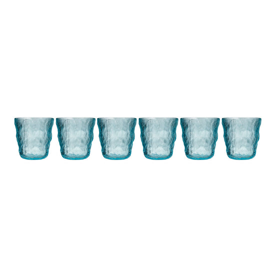 Pack Dale vida a tus bebidas: Juego de 6 vasos con relieve 260 ml Home Sweet Home