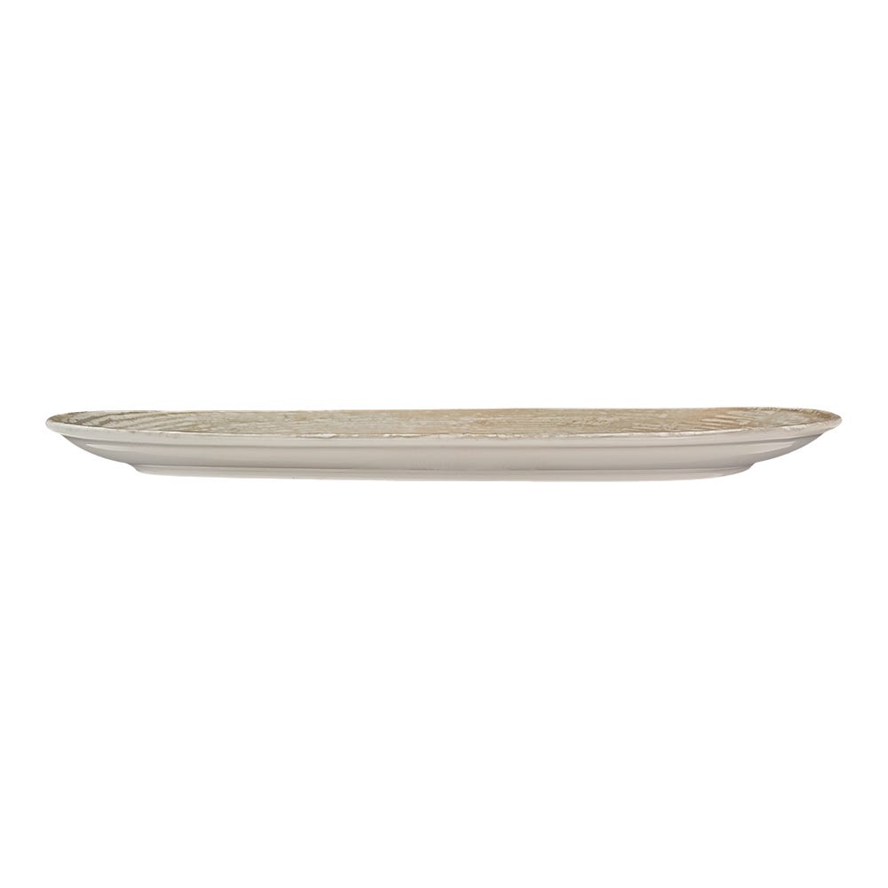 Plato de porcelana rectangular 36 cm Patera Vago 92973 Bonna