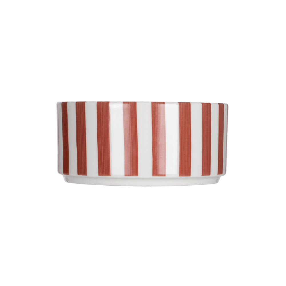 Vajilla de porcelana 16 piezas Caramelo rojo 10112 Ánfora