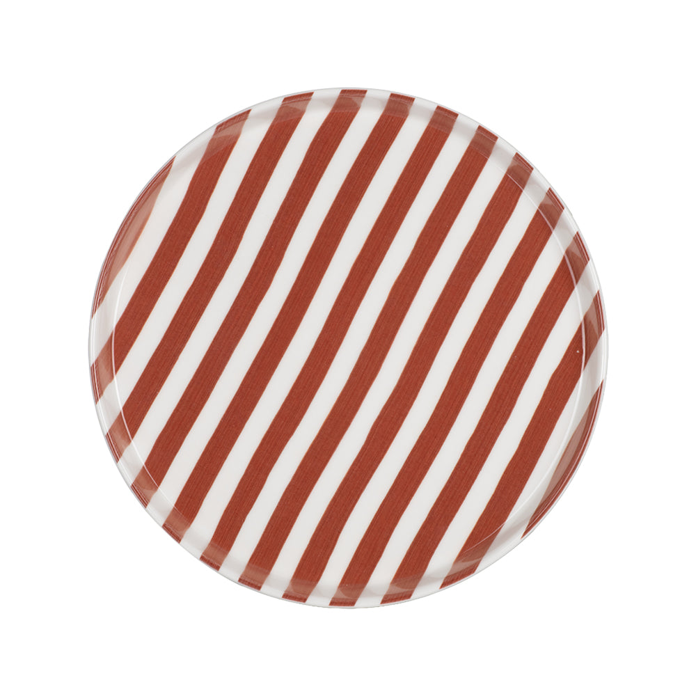 Vajilla de porcelana 16 piezas Caramelo rojo 10112 Ánfora