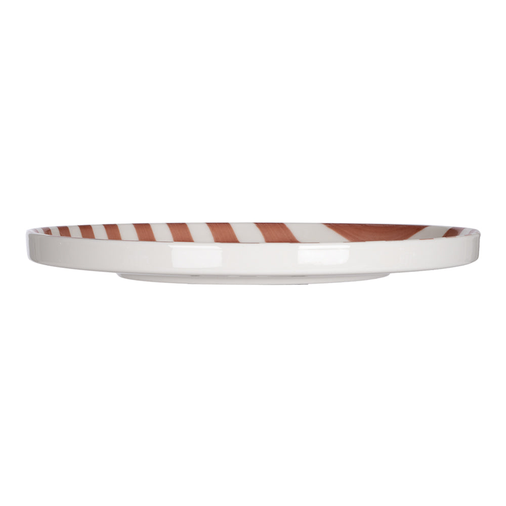 Vajilla de porcelana 16 piezas Caramelo rojo 10112 Ánfora