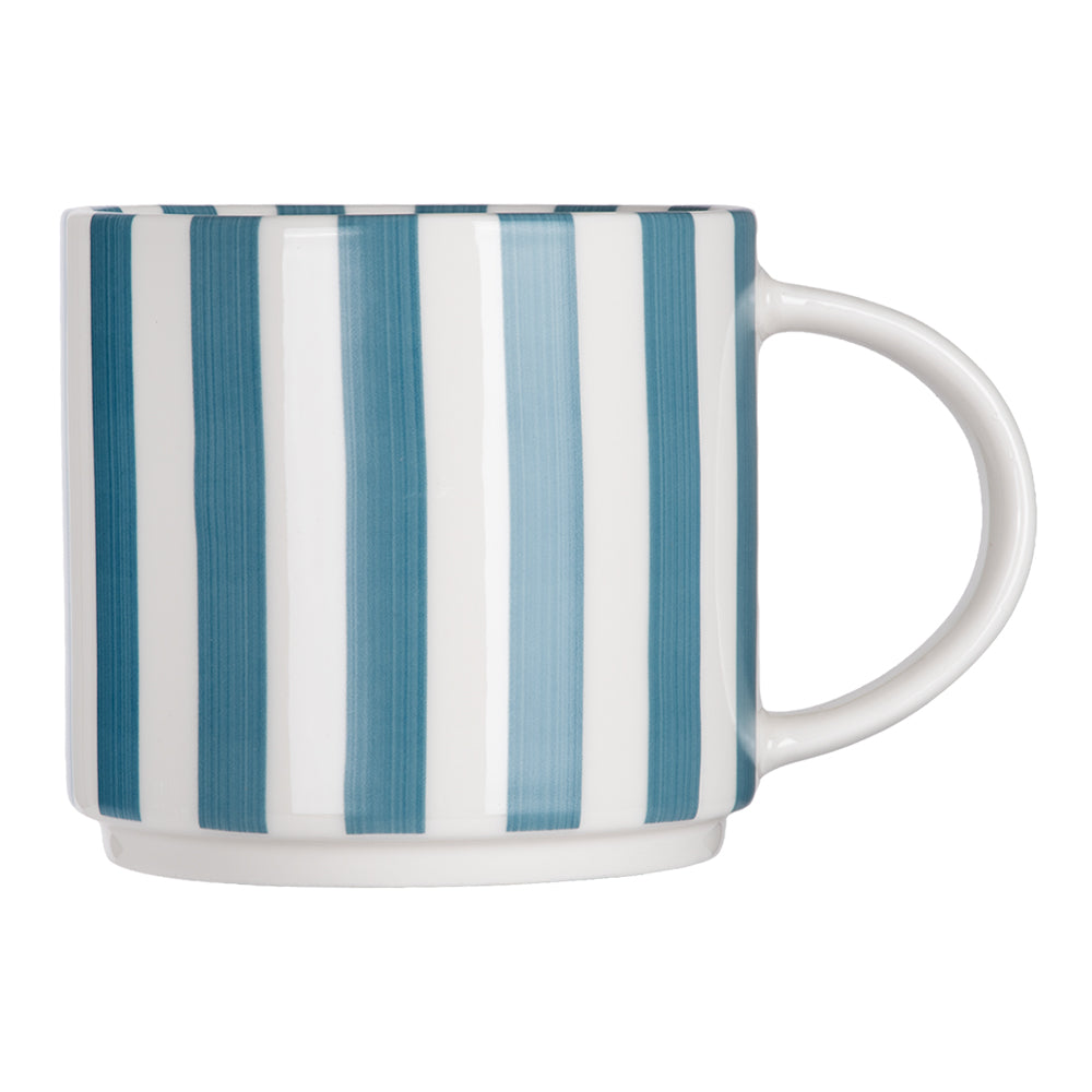 Vajilla de porcelana 16 piezas Caramelo azul 10112 Ánfora